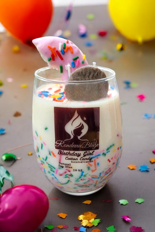 Sprinkles Birthday Scented  Candle